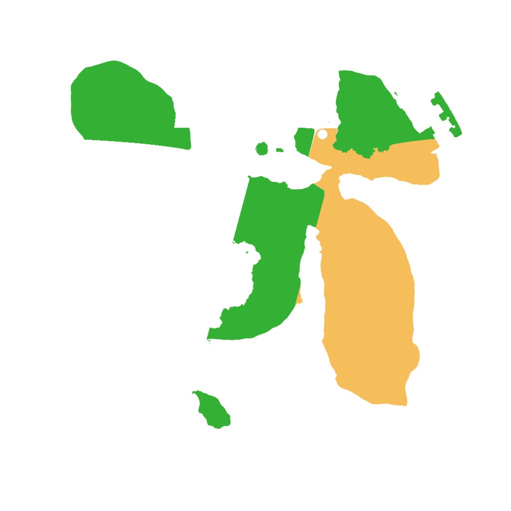 Biome Rust Map: Procedural Map, Size: 1600, Seed: 4000