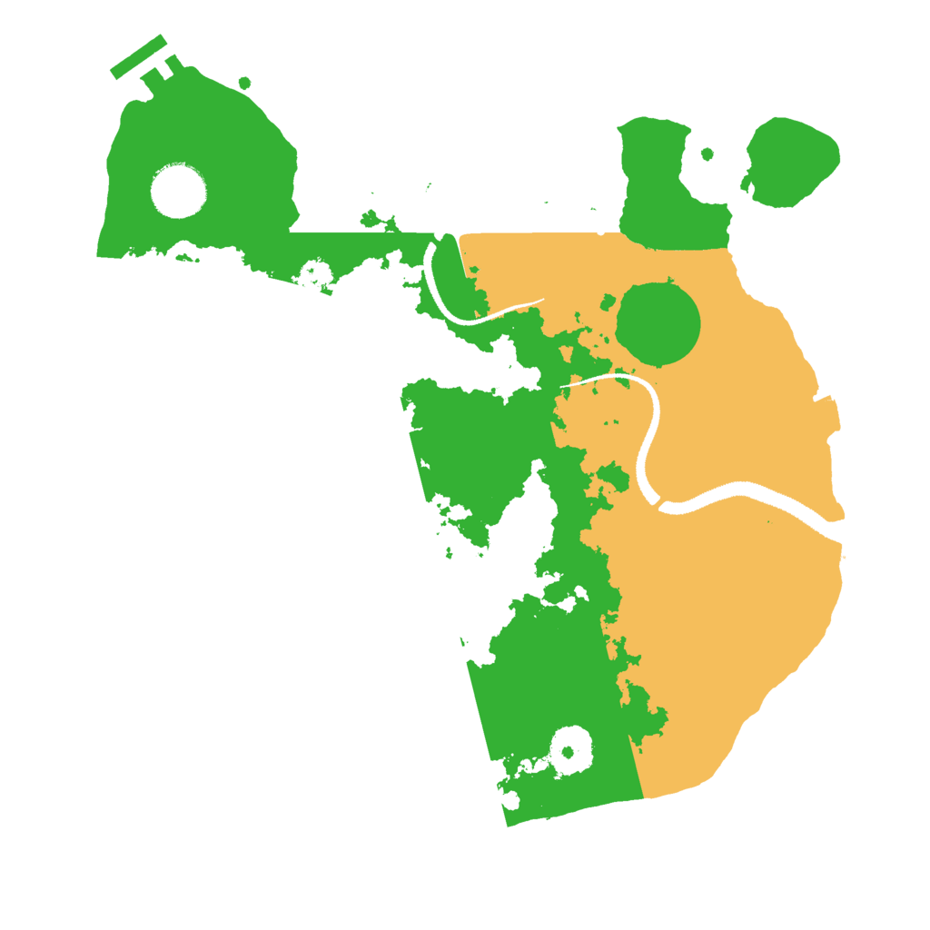 Biome Rust Map: Procedural Map, Size: 3000, Seed: 685214736