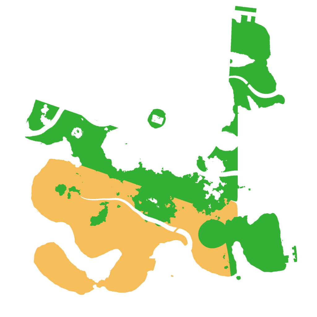 Biome Rust Map: Procedural Map, Size: 2999, Seed: 1292468803