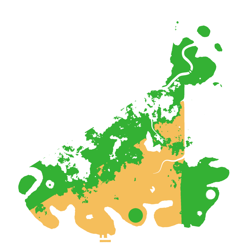 Biome Rust Map: Procedural Map, Size: 4500, Seed: 361020504