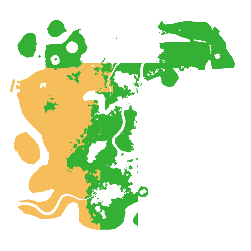 Biome Rust Map: Procedural Map, Size: 4000, Seed: 1842058974