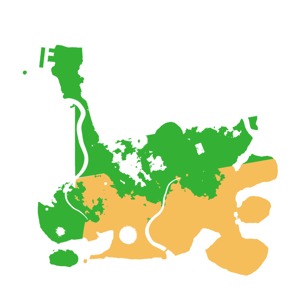Biome Rust Map: Procedural Map, Size: 3000, Seed: 547653857