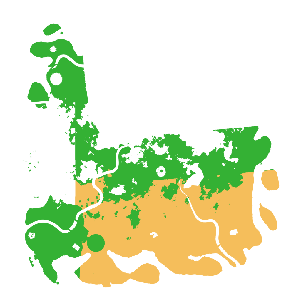 Biome Rust Map: Procedural Map, Size: 4500, Seed: 435227755