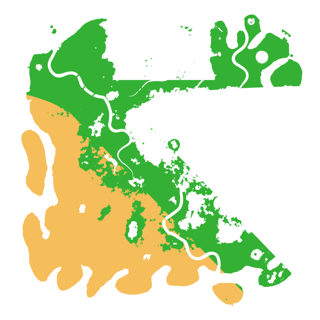 Biome Rust Map: Procedural Map, Size: 4500, Seed: 757252886