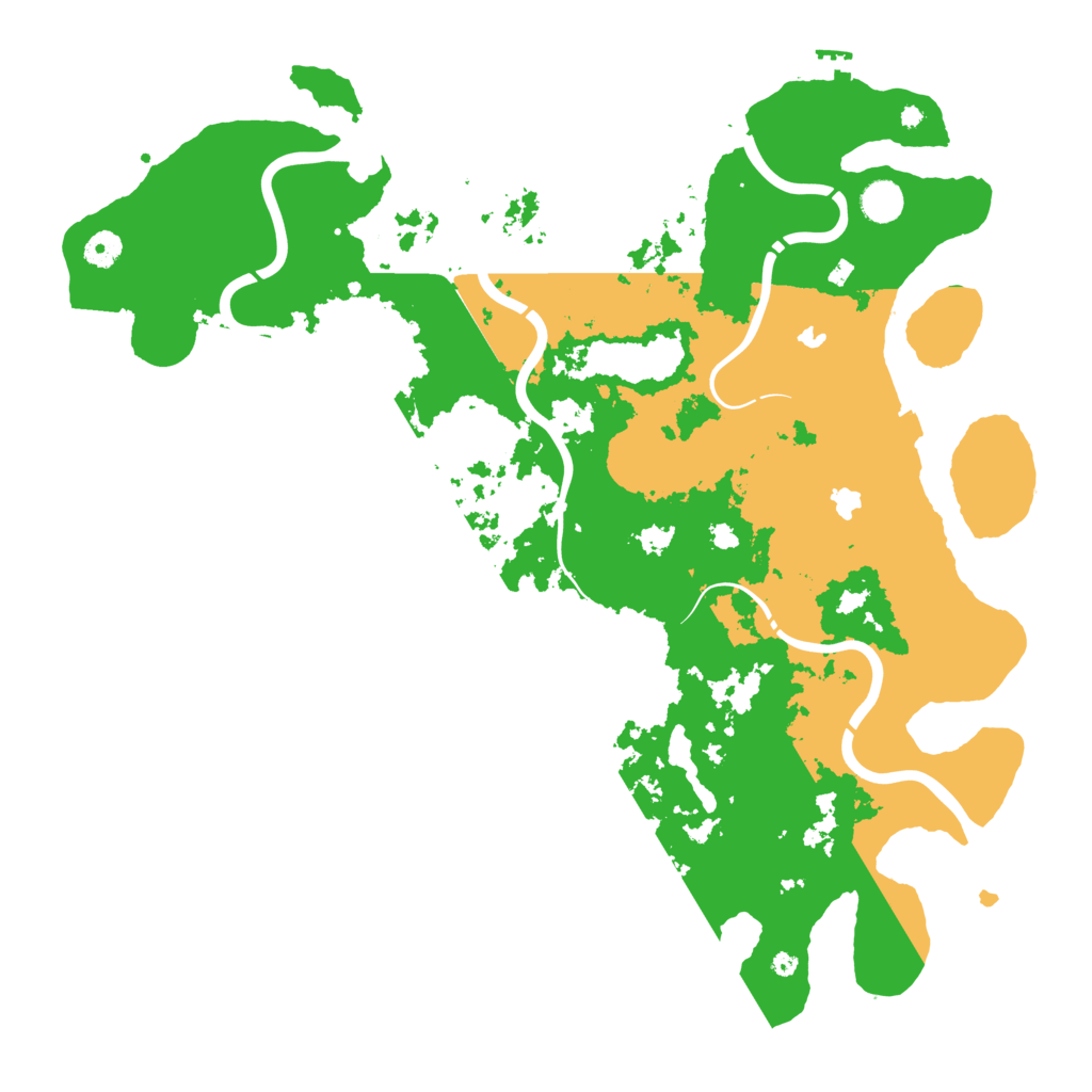 Biome Rust Map: Procedural Map, Size: 4500, Seed: 493381992