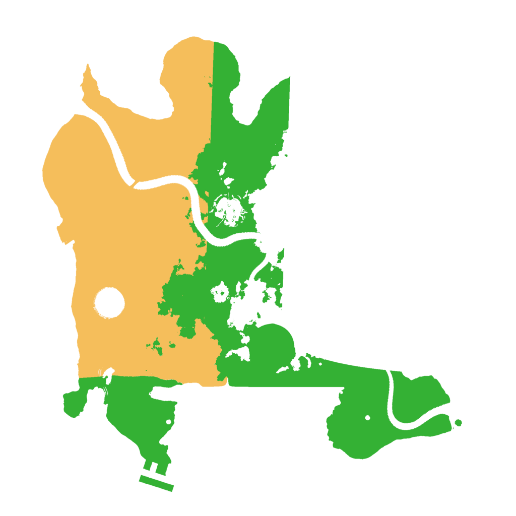 Biome Rust Map: Procedural Map, Size: 3000, Seed: 11946