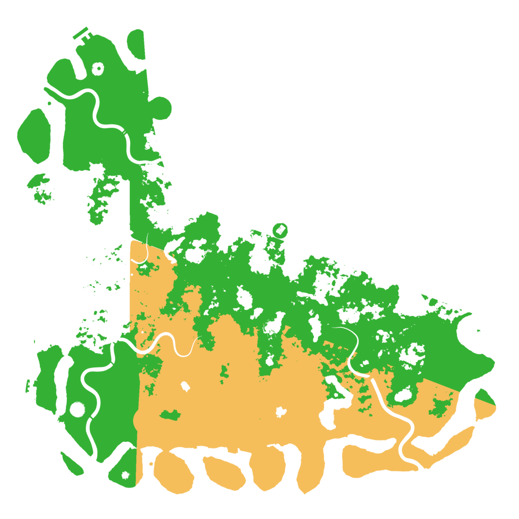 Biome Rust Map: Procedural Map, Size: 6000, Seed: 216