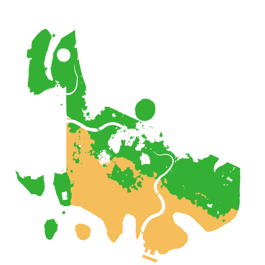 Biome Rust Map: Procedural Map, Size: 3500, Seed: 1436891678