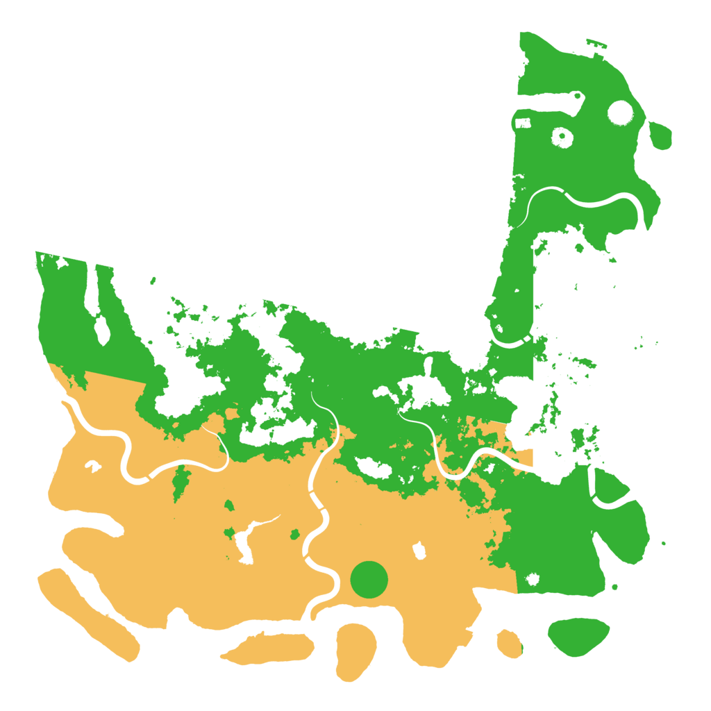 Biome Rust Map: Procedural Map, Size: 5000, Seed: 97819781