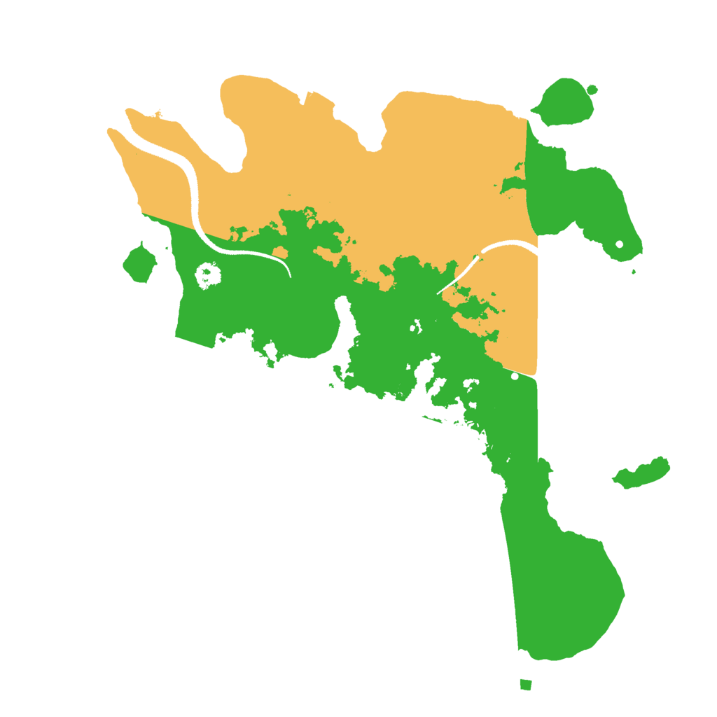 Biome Rust Map: Procedural Map, Size: 2800, Seed: 4370