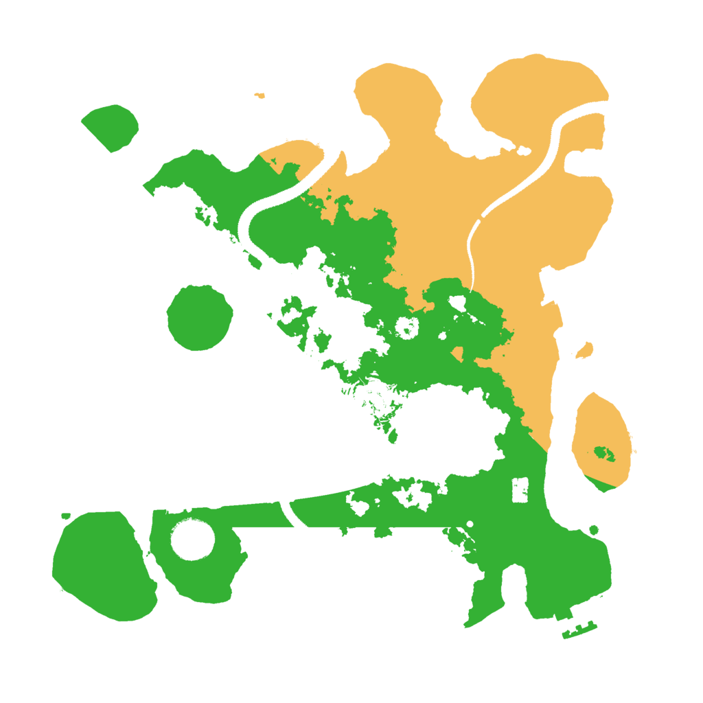 Biome Rust Map: Procedural Map, Size: 3000, Seed: 244485