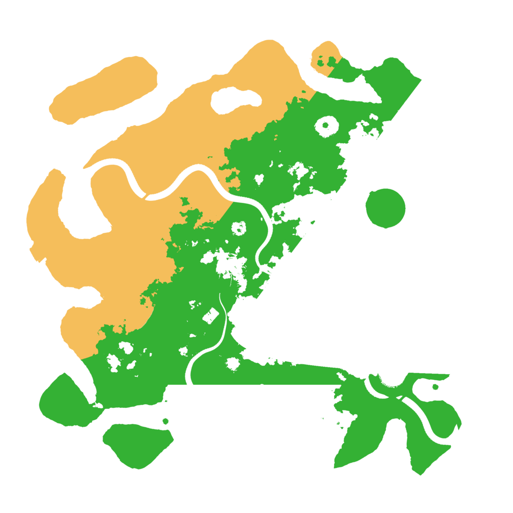 Biome Rust Map: Procedural Map, Size: 3500, Seed: 1643761791