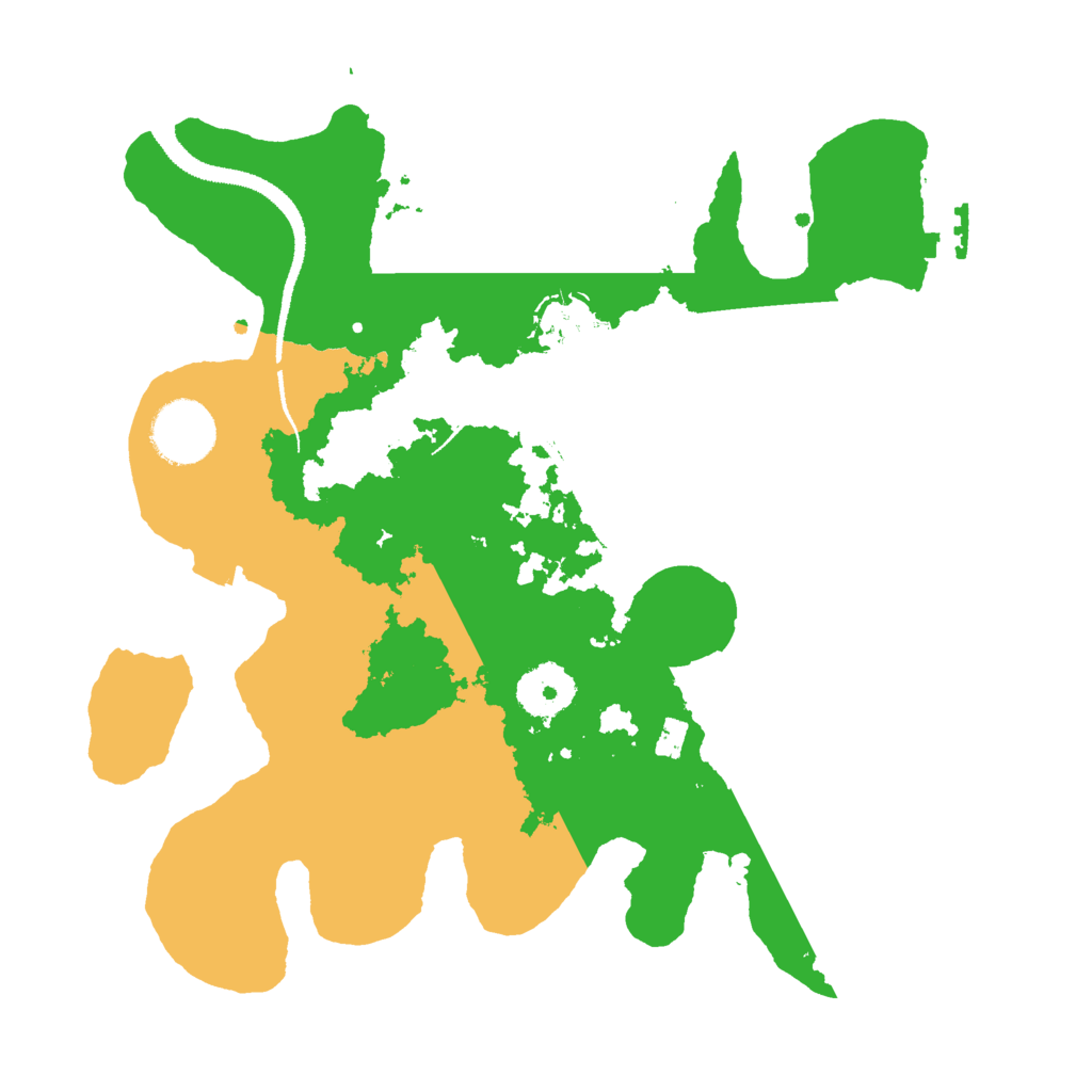 Biome Rust Map: Procedural Map, Size: 3000, Seed: 13335