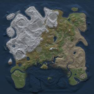 Thumbnail Rust Map: Procedural Map, Size: 4000, Seed: 246755569, 15 Monuments