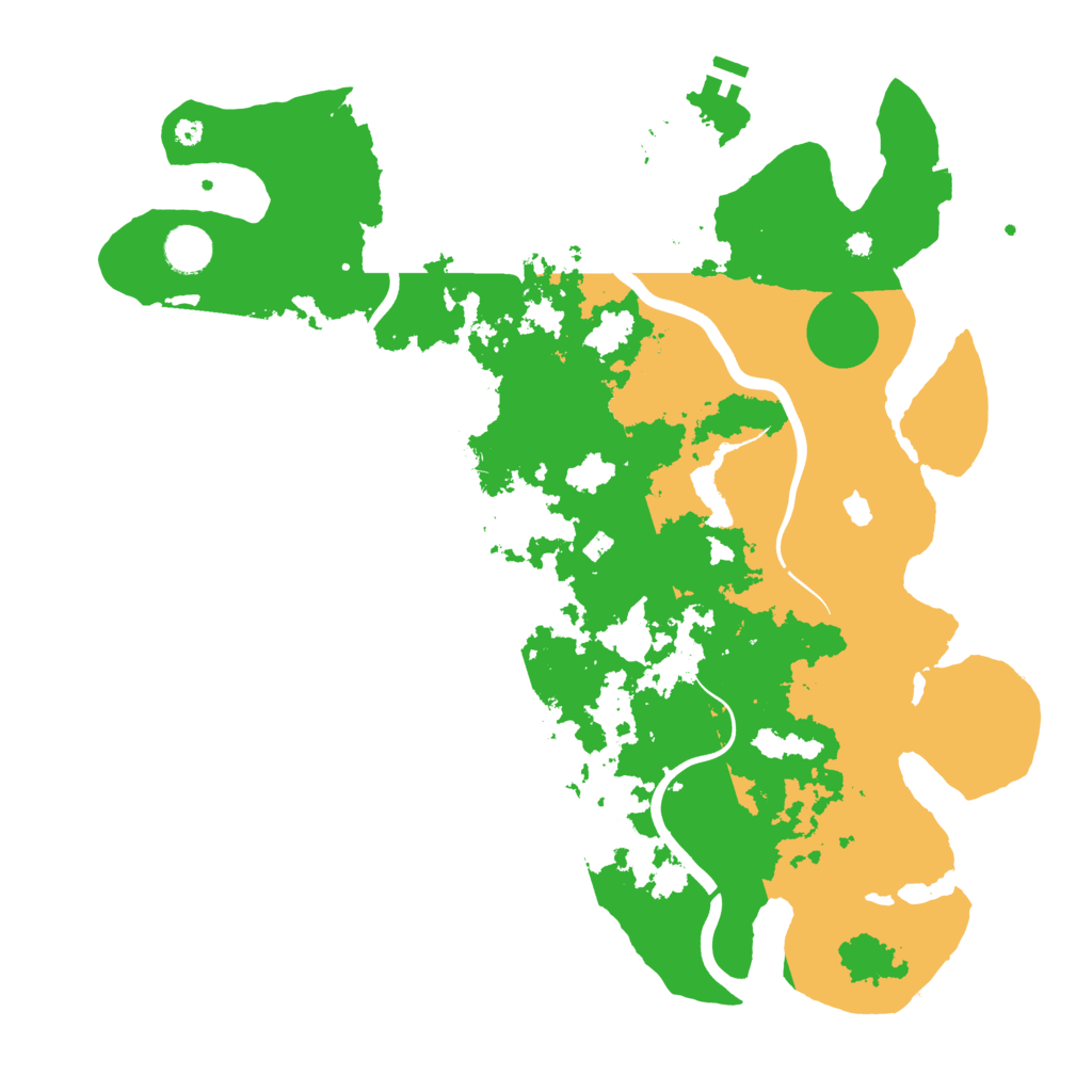 Biome Rust Map: Procedural Map, Size: 4000, Seed: 5486241