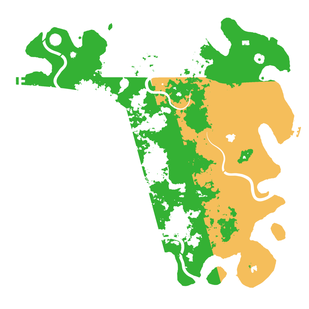 Biome Rust Map: Procedural Map, Size: 4500, Seed: 296454351