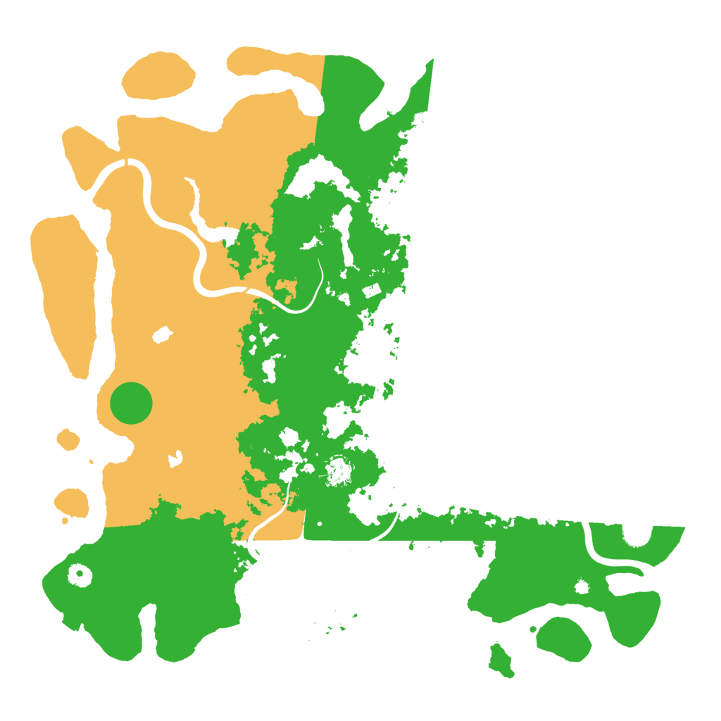 Biome Rust Map: Procedural Map, Size: 4500, Seed: 4586