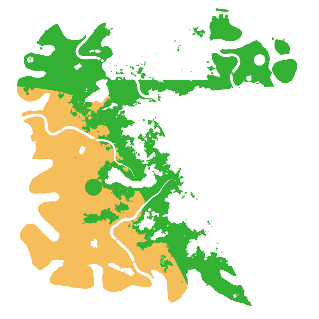 Biome Rust Map: Procedural Map, Size: 5000, Seed: 1931233536