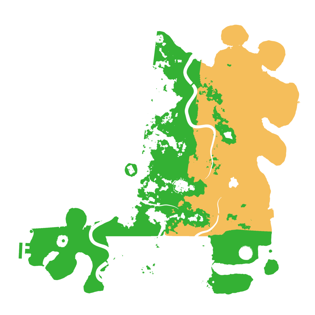 Biome Rust Map: Procedural Map, Size: 4000, Seed: 1145855