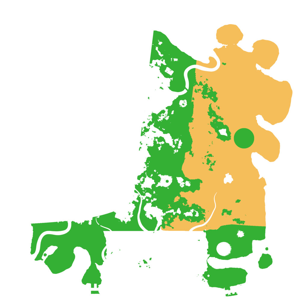 Biome Rust Map: Procedural Map, Size: 4000, Seed: 1145855