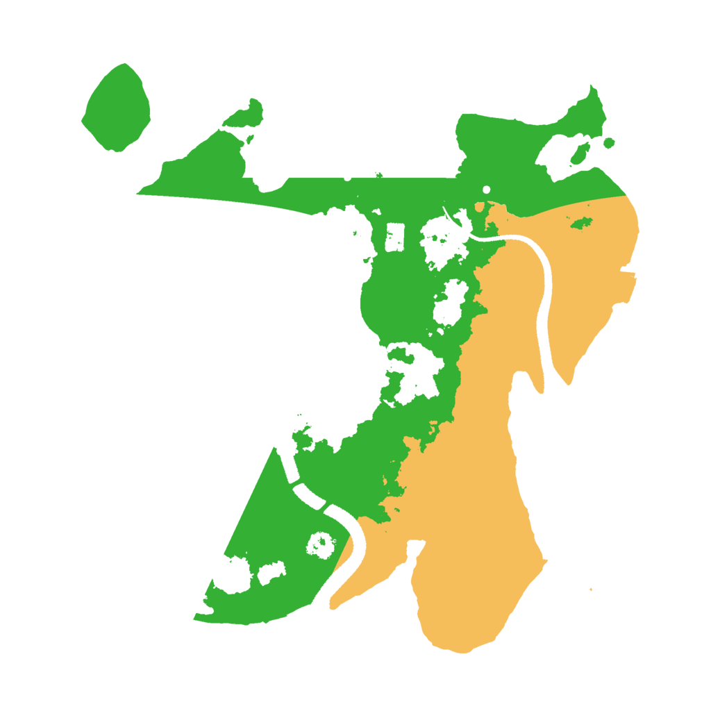 Biome Rust Map: Procedural Map, Size: 2650, Seed: 39281