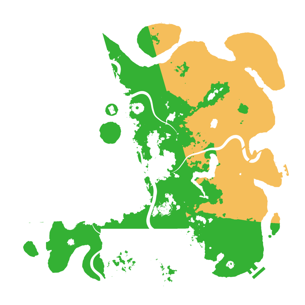 Biome Rust Map: Procedural Map, Size: 4000, Seed: 661515970