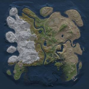 Thumbnail Rust Map: Procedural Map, Size: 4000, Seed: 661515970, 15 Monuments
