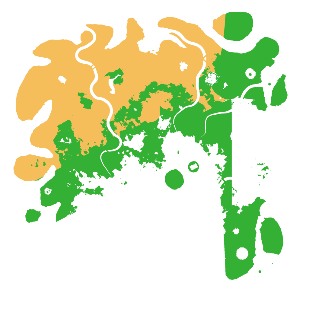 Biome Rust Map: Procedural Map, Size: 4500, Seed: 965632