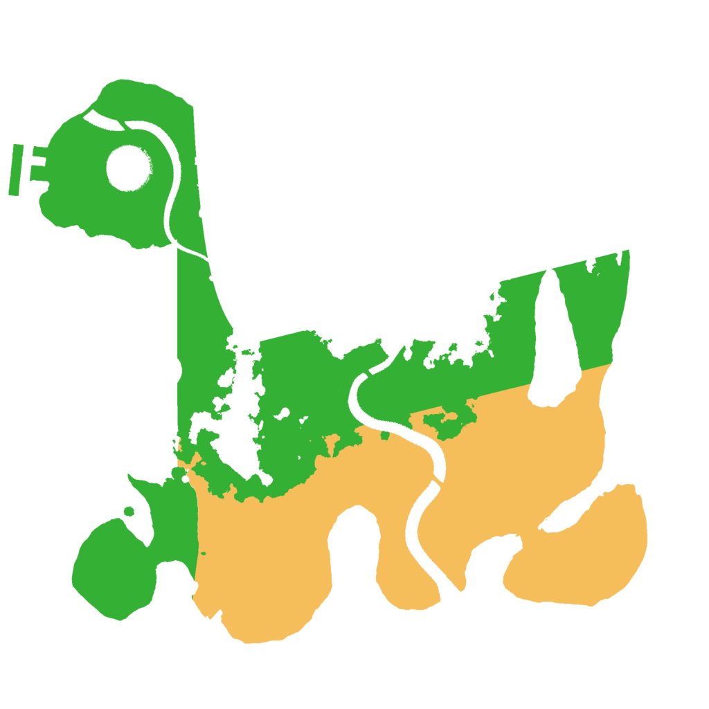 Biome Rust Map: Procedural Map, Size: 2780, Seed: 1