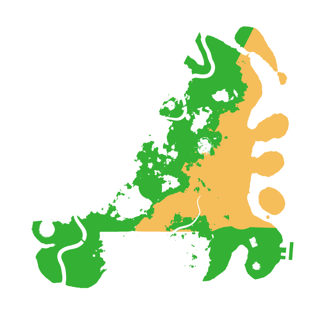 Biome Rust Map: Procedural Map, Size: 3500, Seed: 916417441