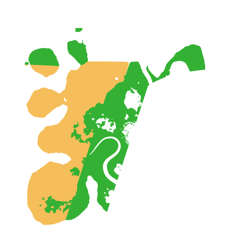 Biome Rust Map: Procedural Map, Size: 2500, Seed: 619667540