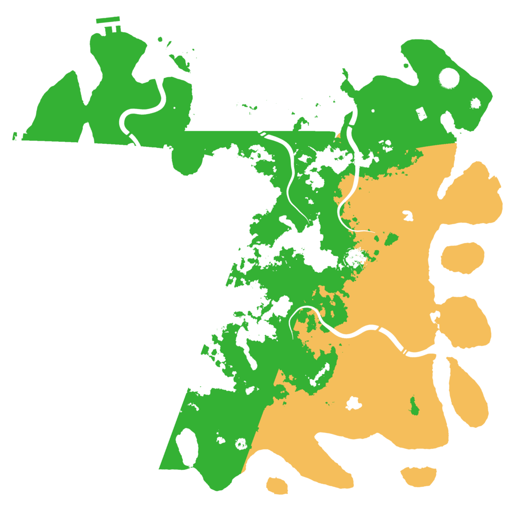 Biome Rust Map: Procedural Map, Size: 4500, Seed: 734661963
