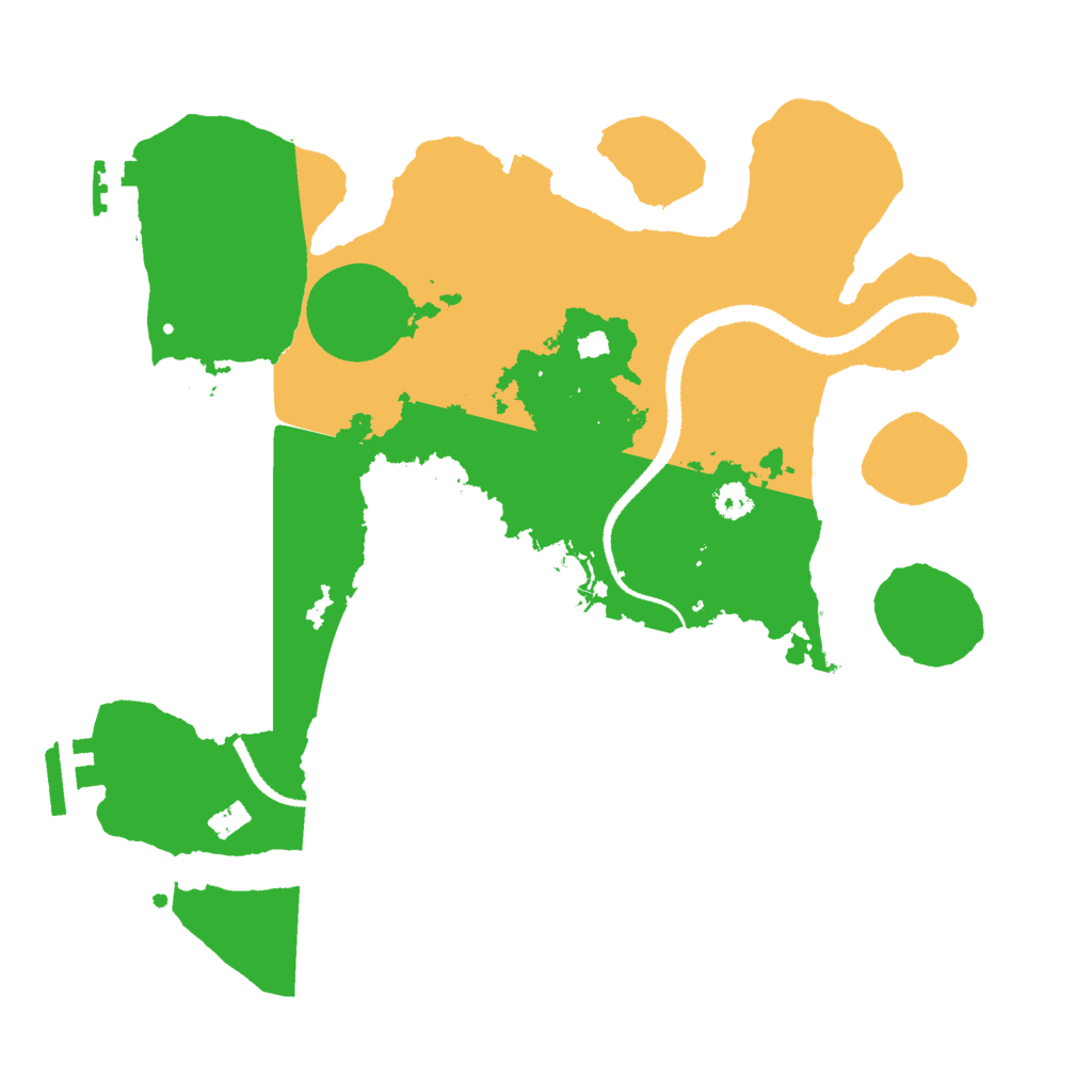 Biome Rust Map: Procedural Map, Size: 3000, Seed: 85688908