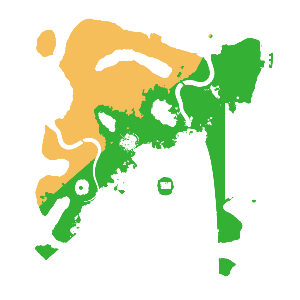 Biome Rust Map: Procedural Map, Size: 3000, Seed: 73456252