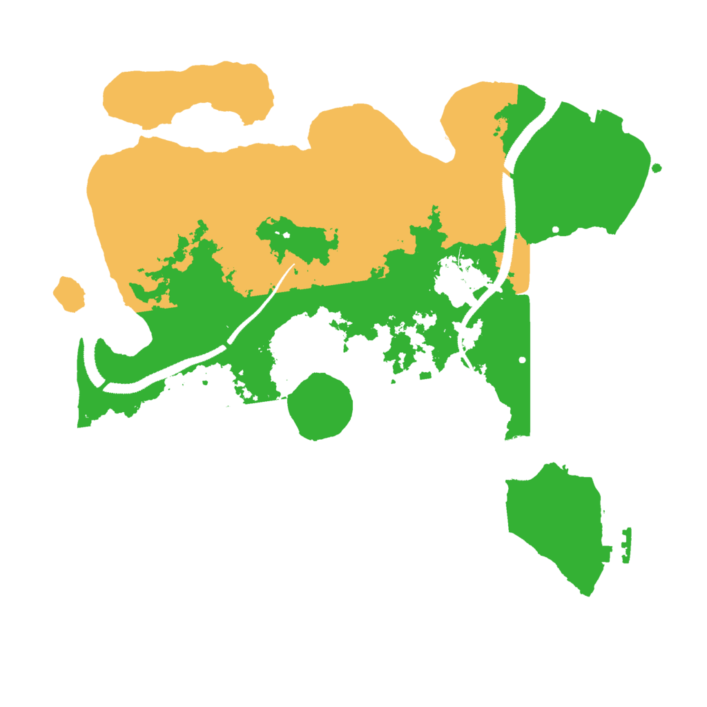 Biome Rust Map: Procedural Map, Size: 3000, Seed: 1003623746