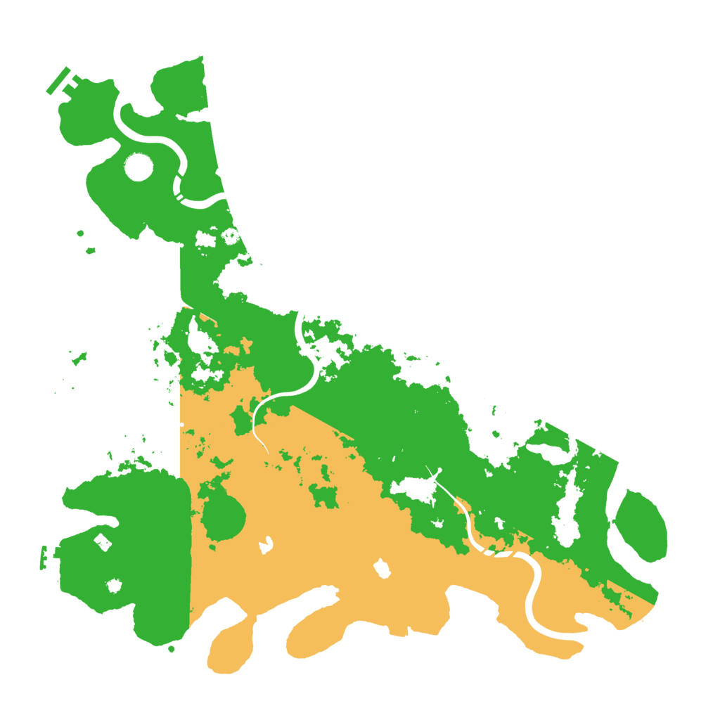 Biome Rust Map: Procedural Map, Size: 4500, Seed: 911273620