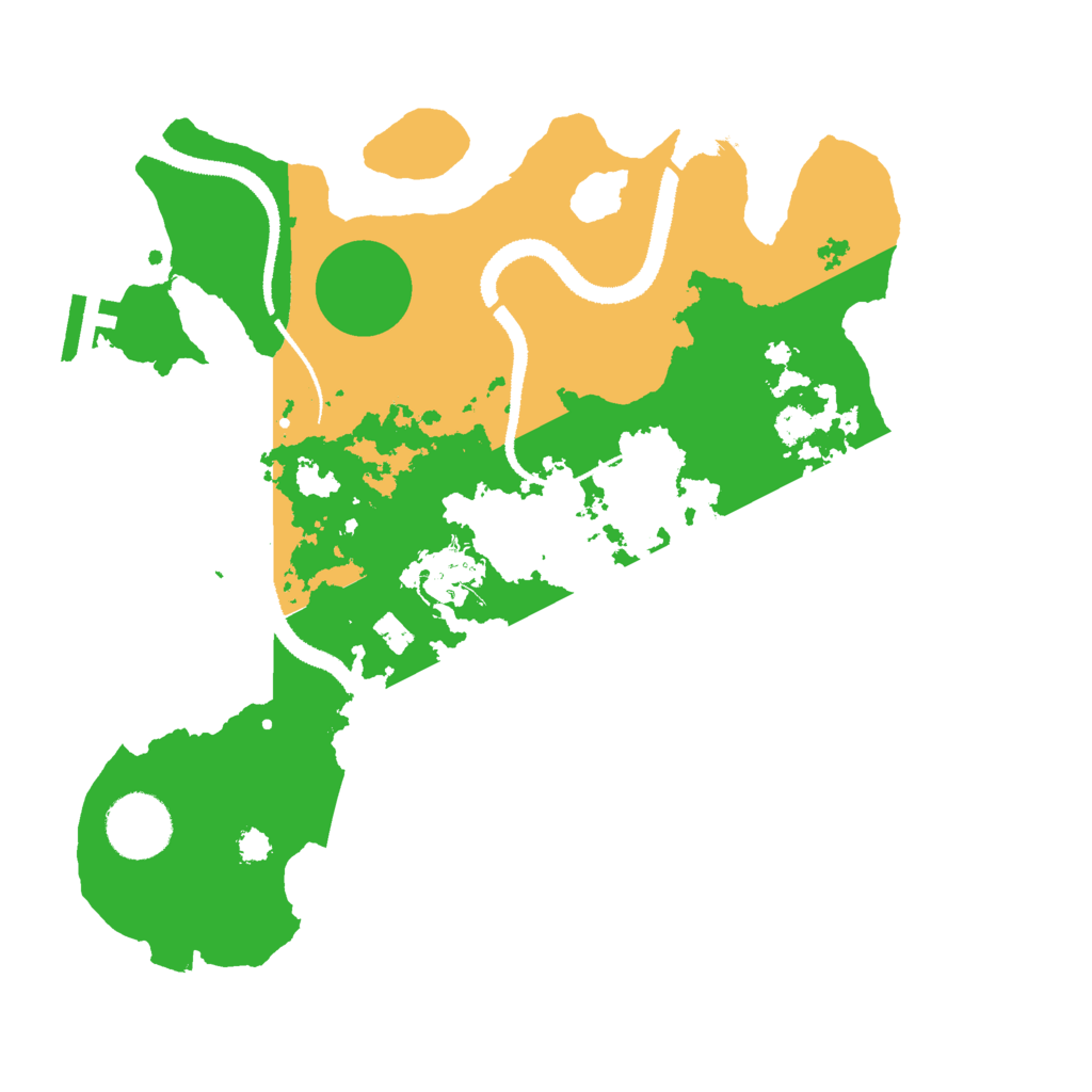 Biome Rust Map: Procedural Map, Size: 3000, Seed: 2081605768