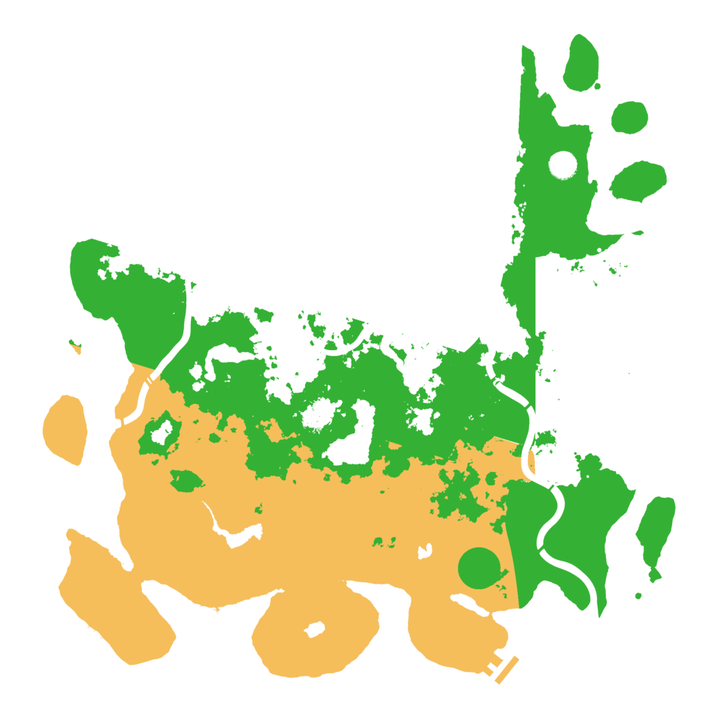 Biome Rust Map: Procedural Map, Size: 4500, Seed: 283439971