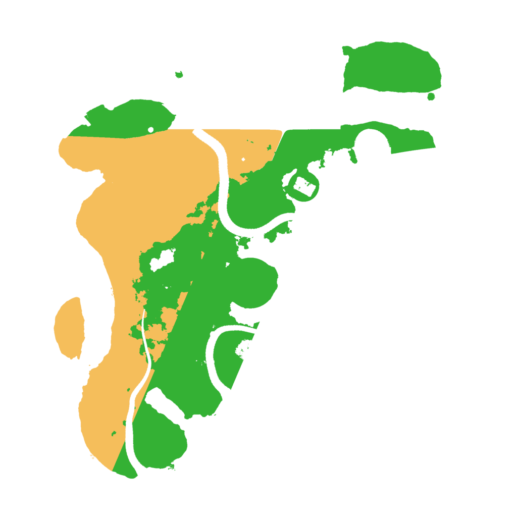 Biome Rust Map: Procedural Map, Size: 2700, Seed: 466086608