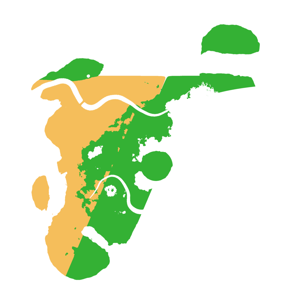 Biome Rust Map: Procedural Map, Size: 2700, Seed: 466086608