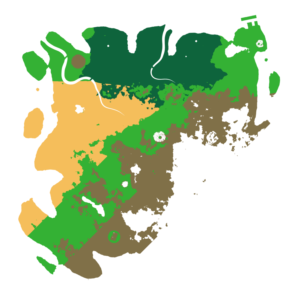 Biome Rust Map: Procedural Map, Size: 4000, Seed: 72181188
