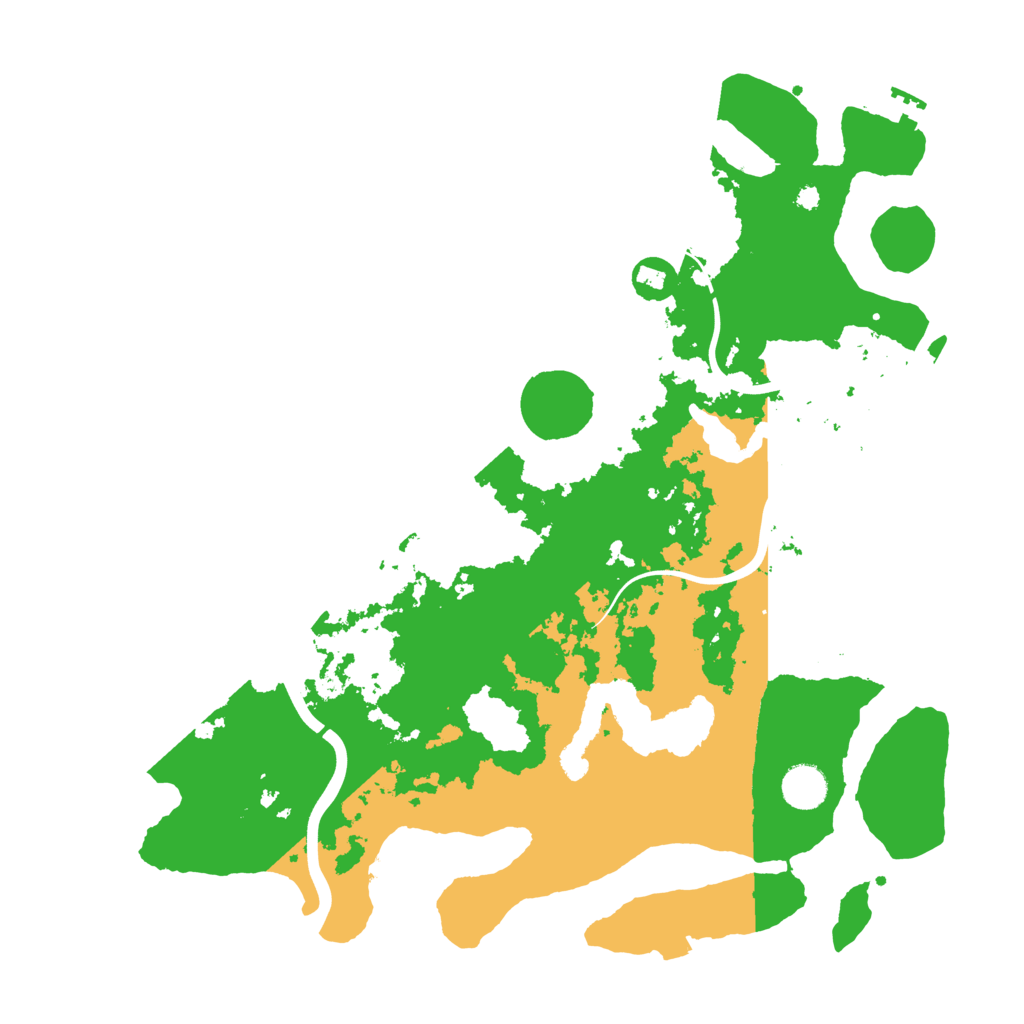 Biome Rust Map: Procedural Map, Size: 4000, Seed: 198223830