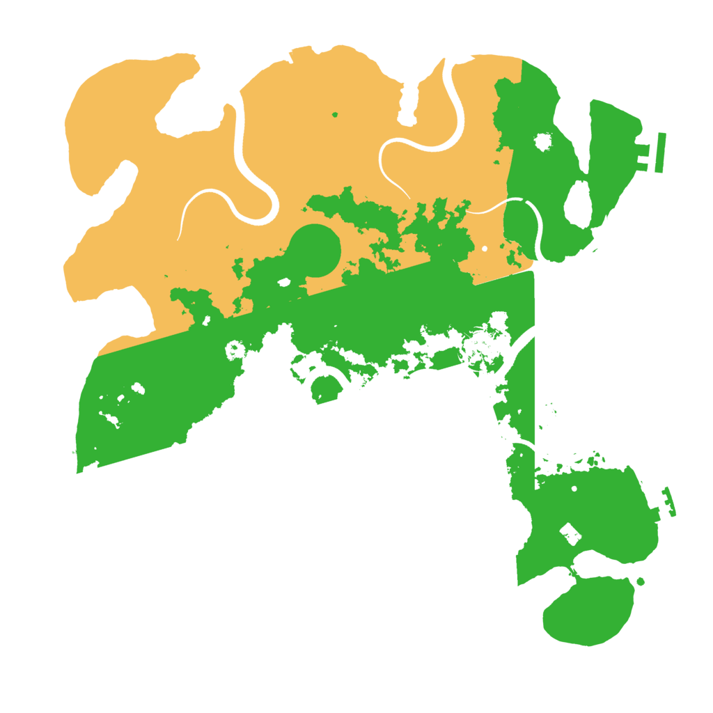 Biome Rust Map: Procedural Map, Size: 3600, Seed: 1092650872