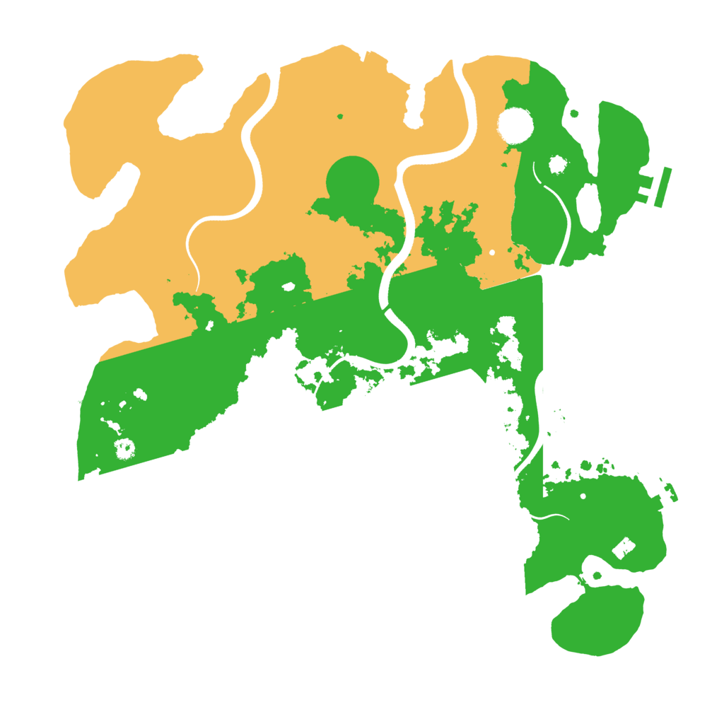 Biome Rust Map: Procedural Map, Size: 3600, Seed: 1092650872