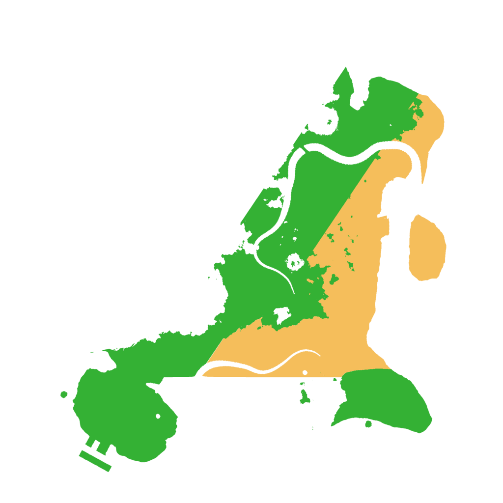 Biome Rust Map: Procedural Map, Size: 3000, Seed: 37952