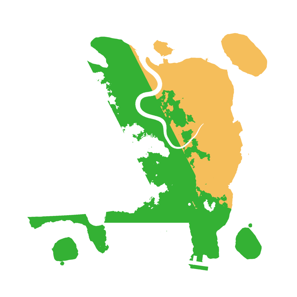 Biome Rust Map: Procedural Map, Size: 3000, Seed: 42312