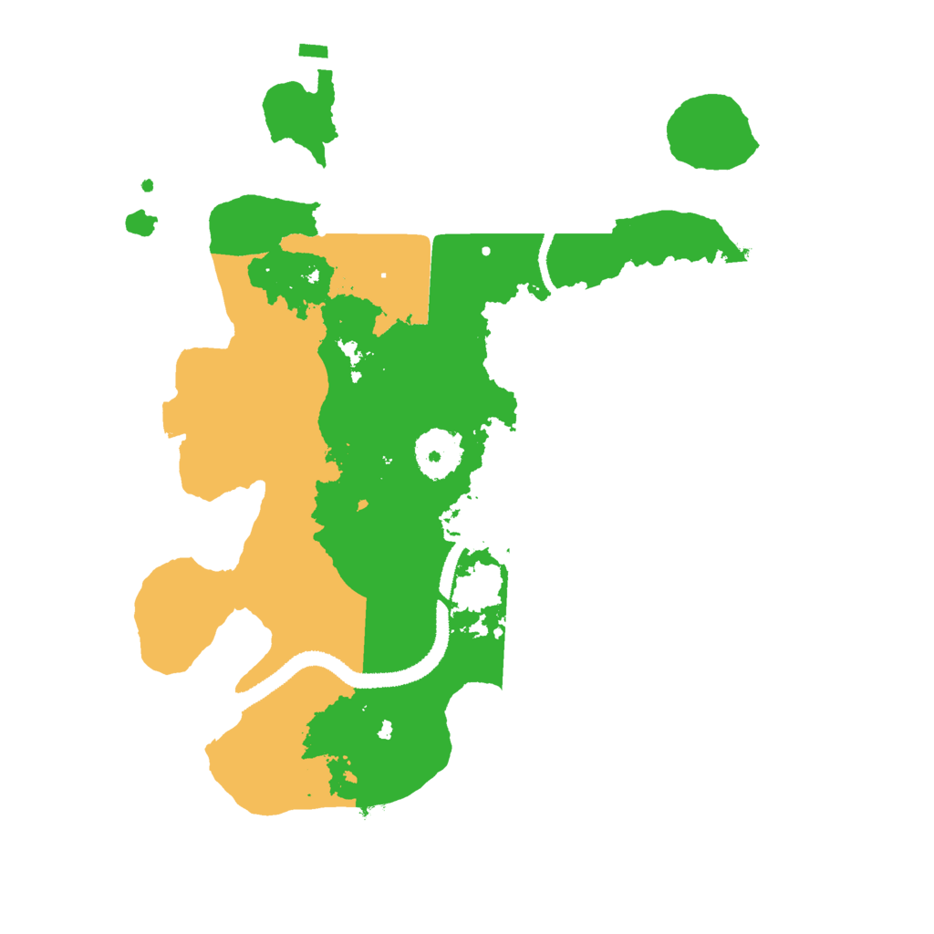 Biome Rust Map: Procedural Map, Size: 3000, Seed: 27982