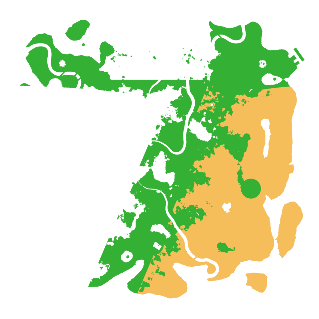 Biome Rust Map: Procedural Map, Size: 4250, Seed: 30278