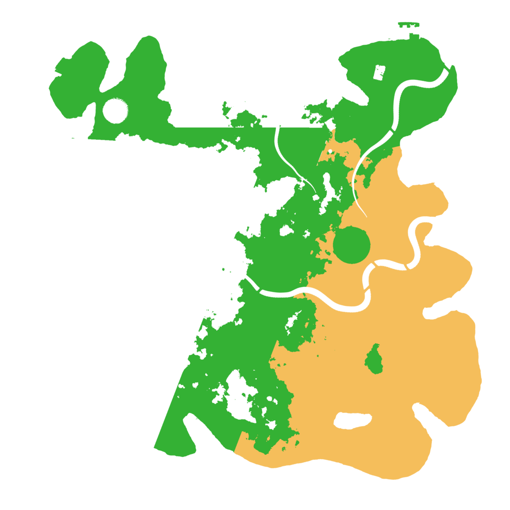 Biome Rust Map: Procedural Map, Size: 3650, Seed: 1609533208