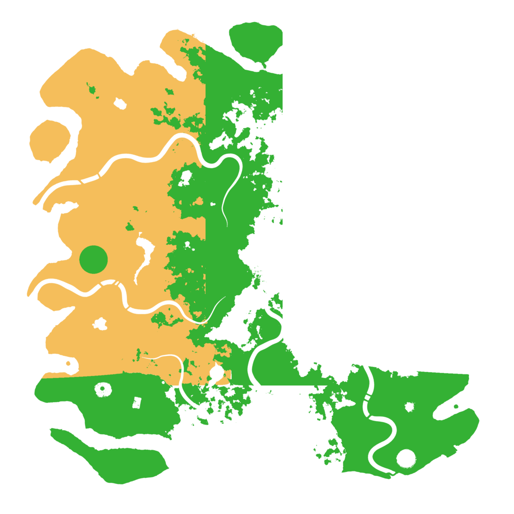 Biome Rust Map: Procedural Map, Size: 4800, Seed: 2088172811